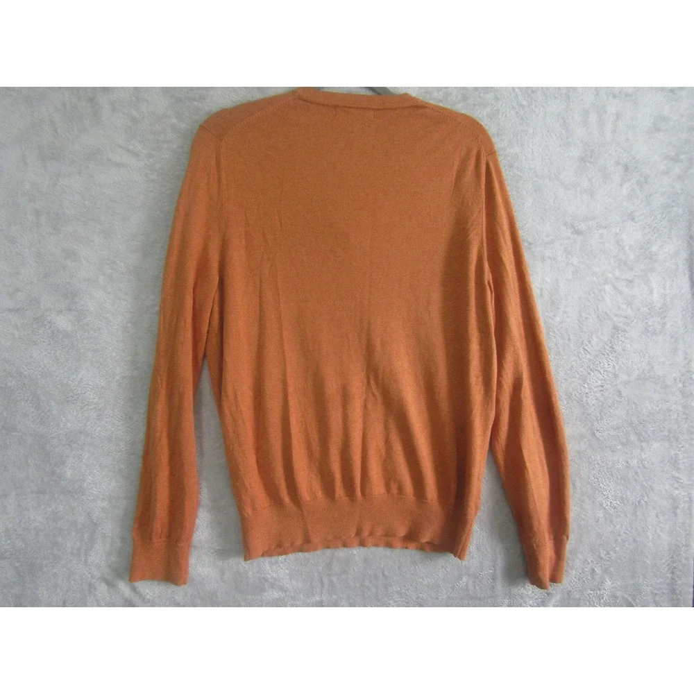 Banana‎ Republic Luxury Blend V Neck Sweater Orange Size L